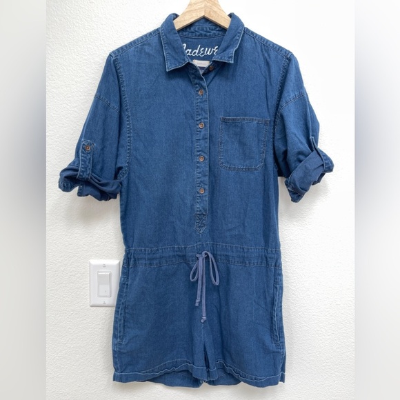 Madewell Denim Romper Size S - Picture 1 of 6